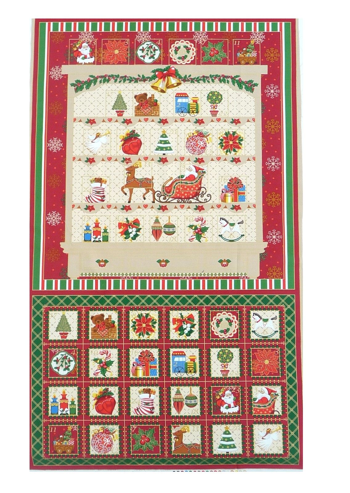 Vintage Display Christmas Advent Calendar 31402