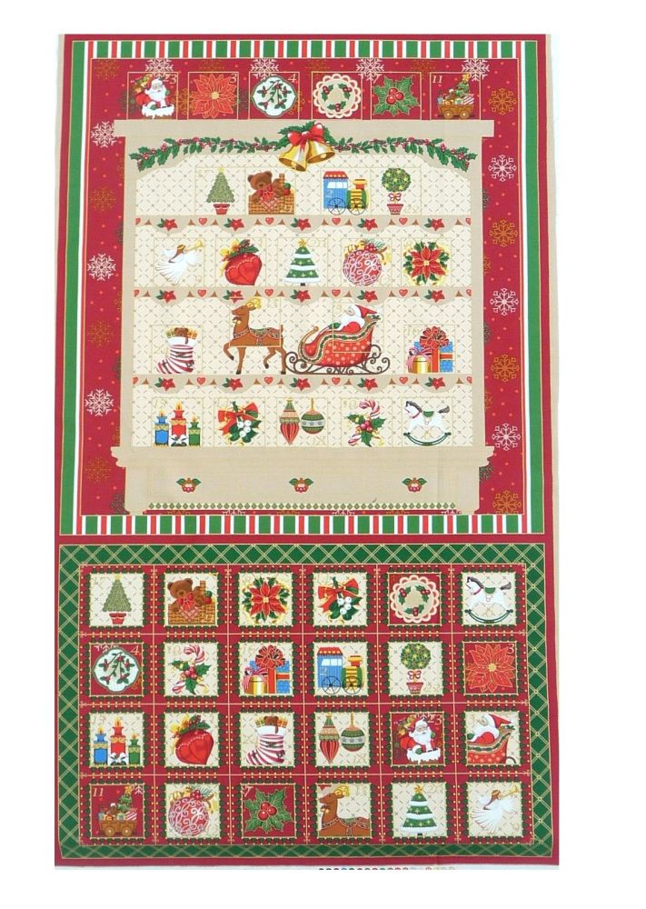 31402 Vintage Christmas Display Advent Calendar