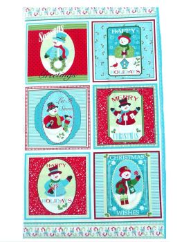 4571 Holiday Cushions Panel