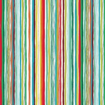 1899G Wavy Stripe Cotton Quilting Fabric | Makower