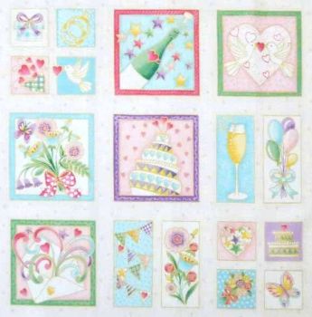 1130 Celebrate Cotton Craft Squares | Makower