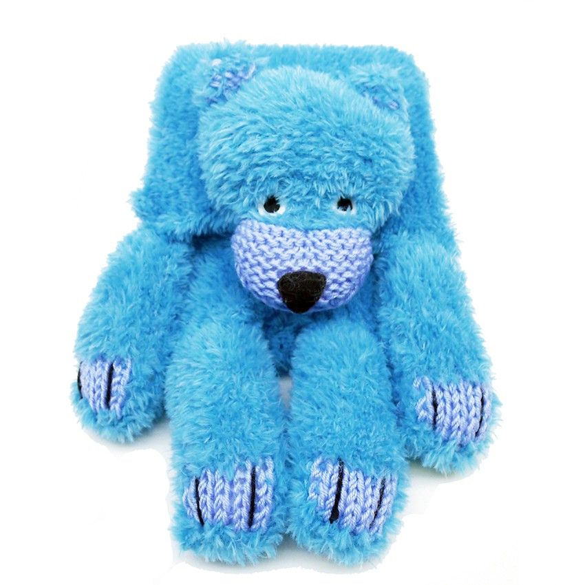 Scarf / Hot Water Bottle Cover Kit - Blue