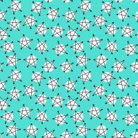 <!--009-->8565T  A and Z Stars Cotton Quilting Fabric | Makower Sold in FQ, 1/2m, 1m Lengths