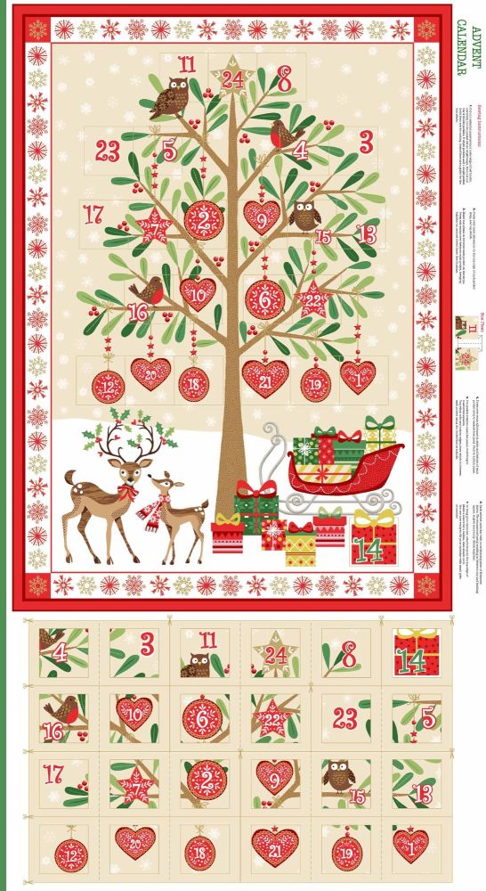 1797 Tree of Hearts Christmas Advent Calendar