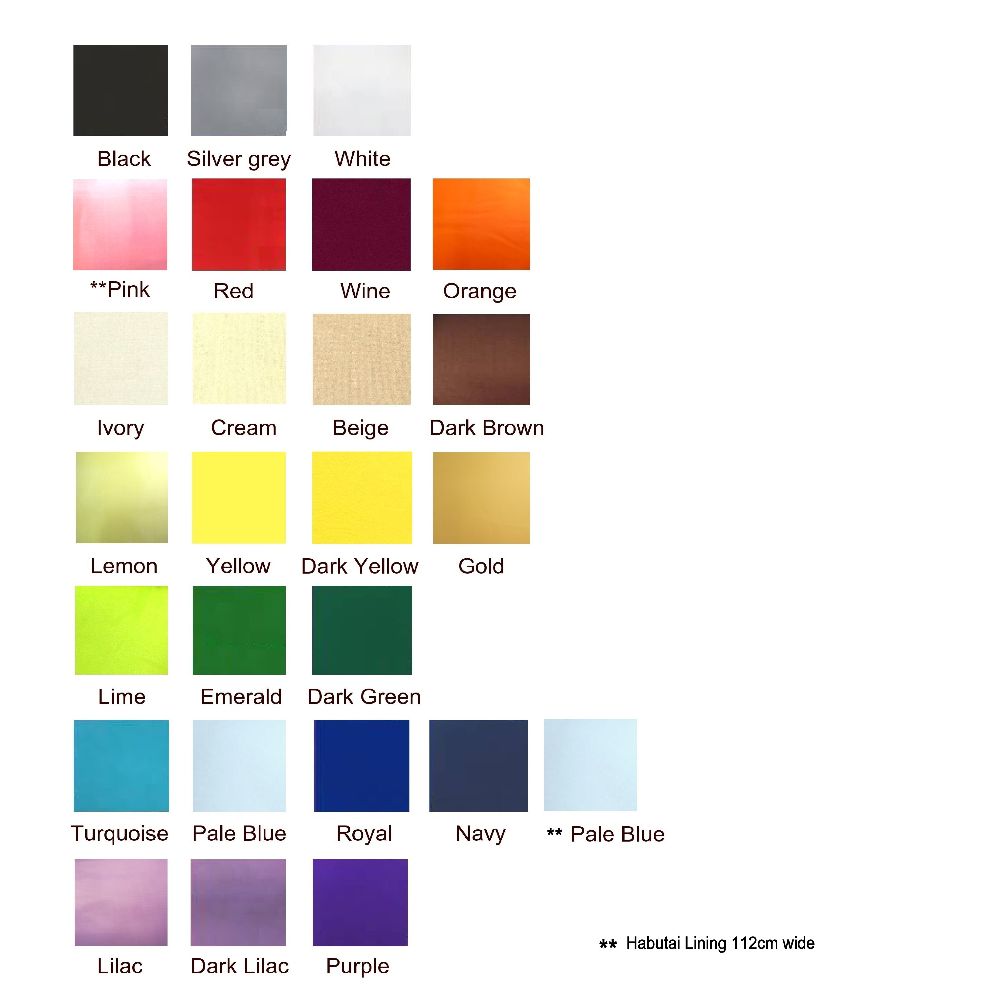 Polyester Dress Lining Fabric | Many Colours