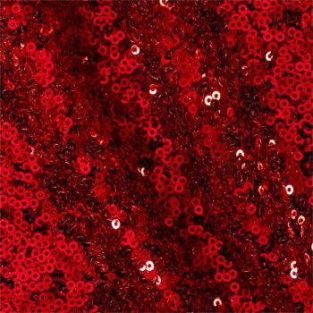 L1009-18 Red Sequin Dress Fabric | Runway Sequin Dress Fabric