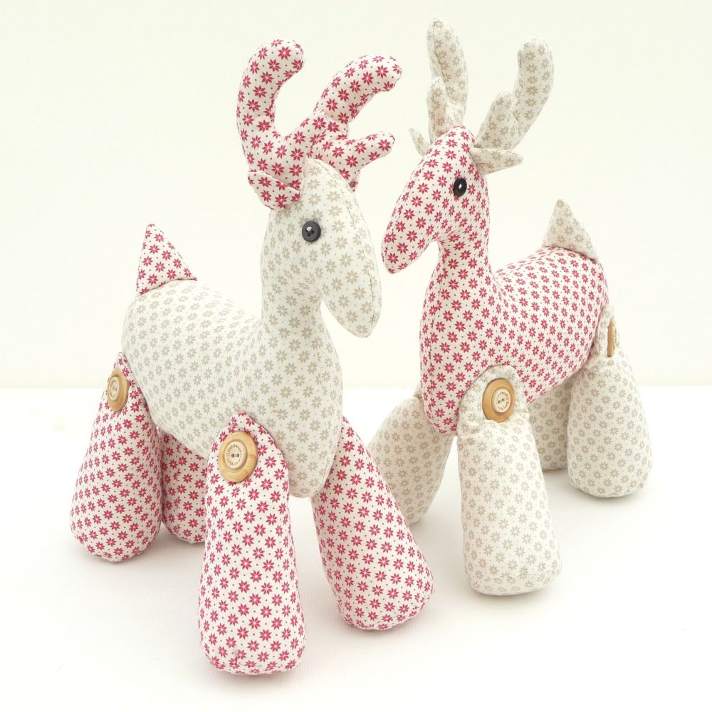 Rodney Reindeer Christmas Fabric & Pattern Kit