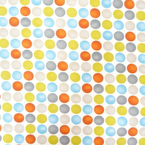 PHFUR006G Furnishing Canvas Fabric - Spots Sold in 1/4m, 1/2m, 1m Lengths