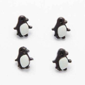 CN21 Penguin Buttons x 10 