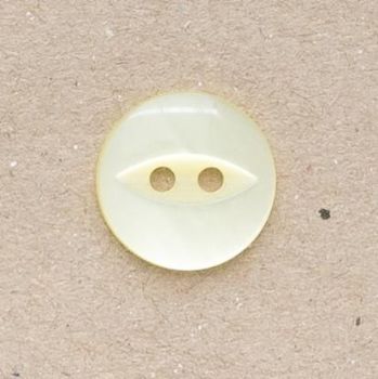 CP16-03-18L Yellow 12mm Fish Eye Buttons x 10
