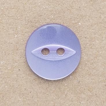 CP16-15-22L Lilac 14mm Fish Eye Buttons  x 10