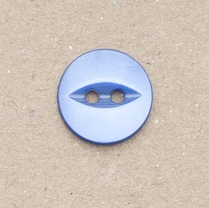 CP16-24-22L Royal Blue 14mm Fish Eye Buttons x 10