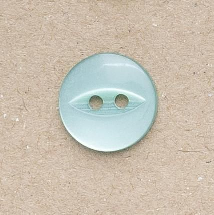 CP16-33 12mm Fish Eye Buttons  Pale Turquoise