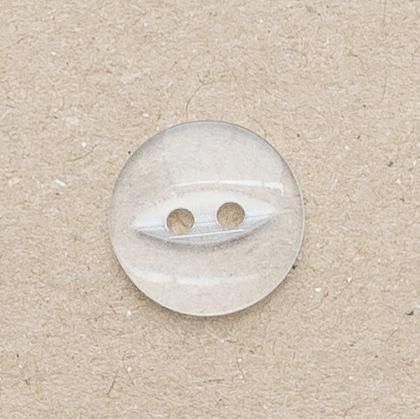 CP16-C 12mm Fish Eye Buttons - Clear