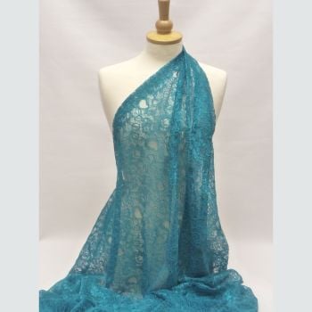 L1678-42 Corded Lace - Teal 
