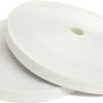 3/4" White Elastic ELA19W