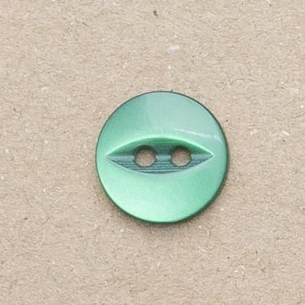 CP16-35-22L Bottle Green 14mm Fish Eye Buttons