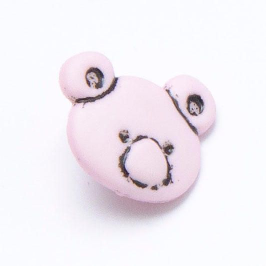 CN11-P Teddy Bear Head - Pink