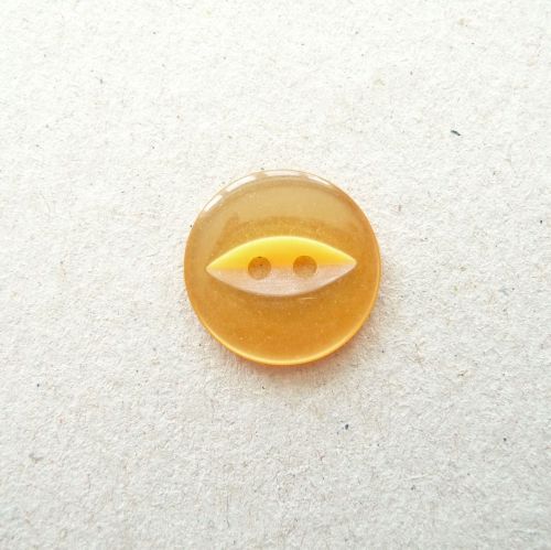 CP16-04-22L Orange 14mm Fish Eye Buttons x 10
