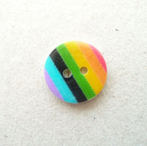 X802 Rainbow Buttons x 10