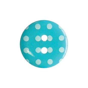 P1724-544-28L Spot Turquoise 18mm Buttons x 10