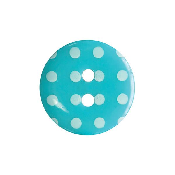 P1724-544-24L Spot Turquoise 15mm Buttons x 10