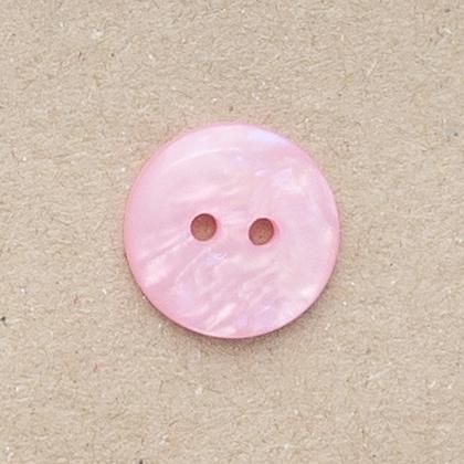 P1080-13-28L Bright Pink Pearlescent 18mm Buttons x 10