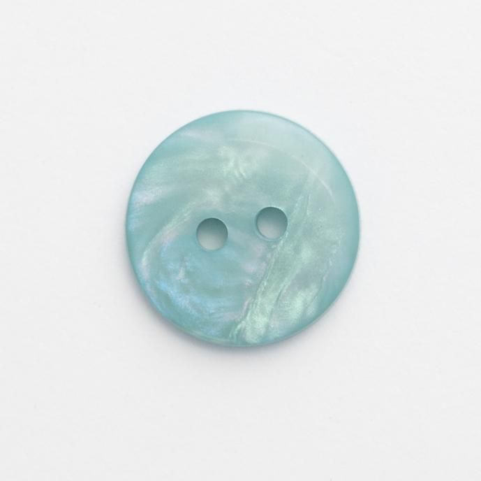 P1080-109-24L Teal Pearlescent 15mm Buttons x 10