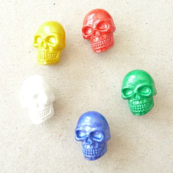 LK592 - Skull Buttons  x 10