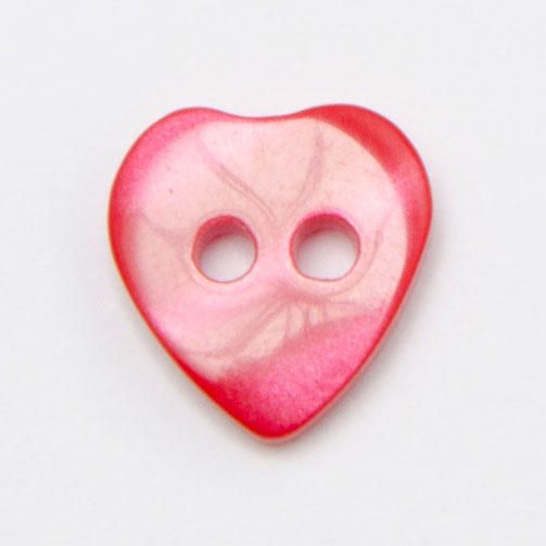 P1423-41-20L Red Heart 13mm Buttons x 10