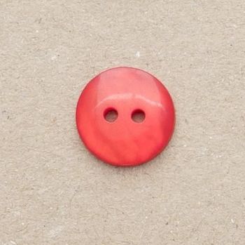 P1080-4120L Red Pearlescent 13mm Buttons x 10