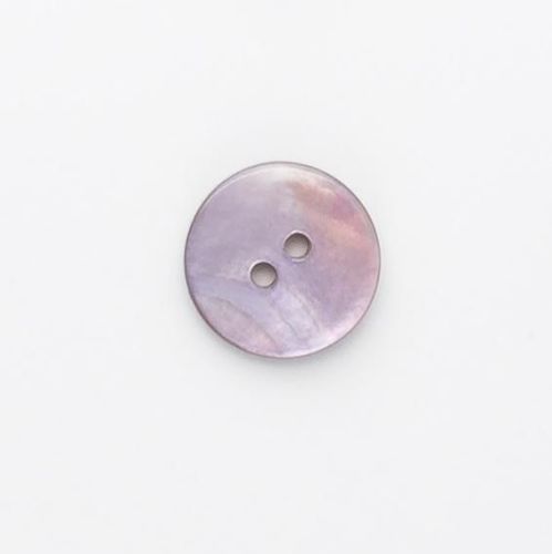 X470-R283-24L Lilac Sea Shell 15mm Buttons x 10