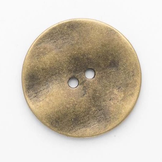B710-10-44L Brass Metal 34mm Button