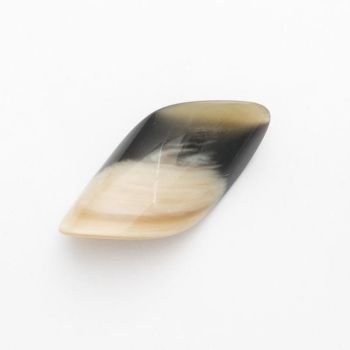 P1093-Nat-64L Natural Curved Toggle Coat 40mm Button