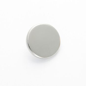 B1062-S-24L Metal Silver Blazer 15mm Buttons x 10 