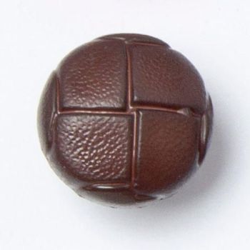 CN500-48-36L Brown Football 23mm Buttons x 10
