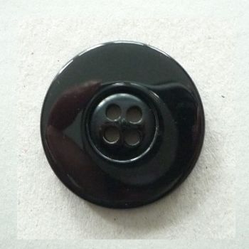 BCL123-Blk-60L Black Coat 38mm Button x 5