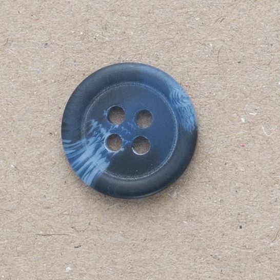 Navy Blue Variegated Trouser Buttons_Sew On 21mm P151