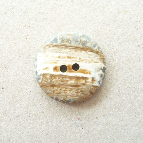 CP34-24L Natural Stone Coat 15mm Buttons x 10