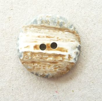 CP34-40L Natural Stone Coat 25mm Buttons x 10