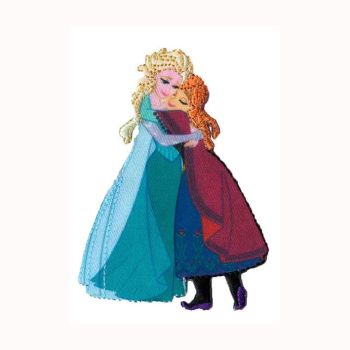 34006 Frozen - Elsa & Anna Motif