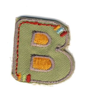 LET-B Iron On Letter B Motif