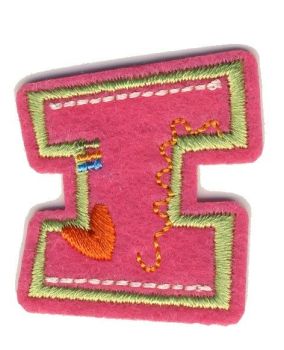 LET-I Iron On Letter I Motif