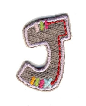 LET-J Iron On Letter J Motif