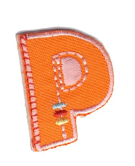 LET-P   Iron On Letter P