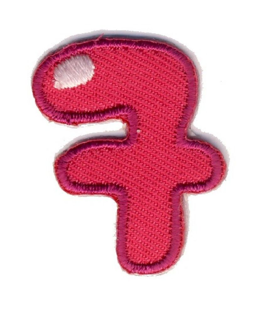 LET-7  Iron On Number 7 Embroidered Motif