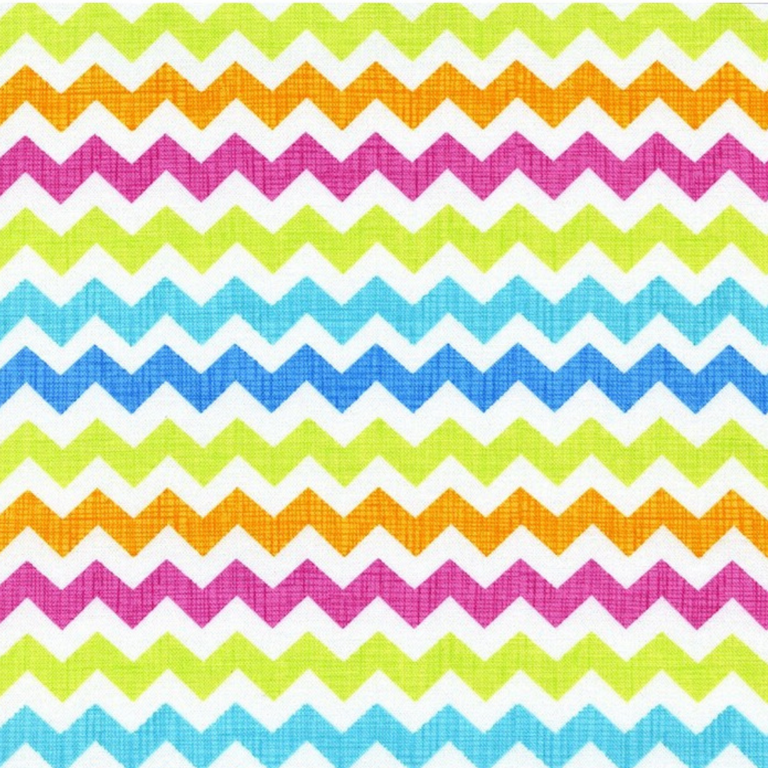 C1397 - Zigzag Candy Cotton Quilting Fabric | Timeless Treasures