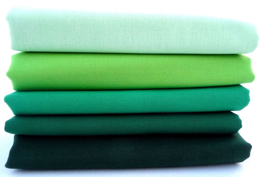 FQB7 Fat Quarter Bundle - Greens