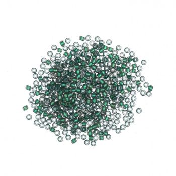 65270 Bottle Green Mill Hill Frosted Seed Beads