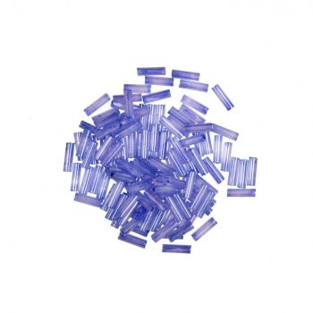 72009 ice Lilac Small Mill Hill Glass Bugle Beads 